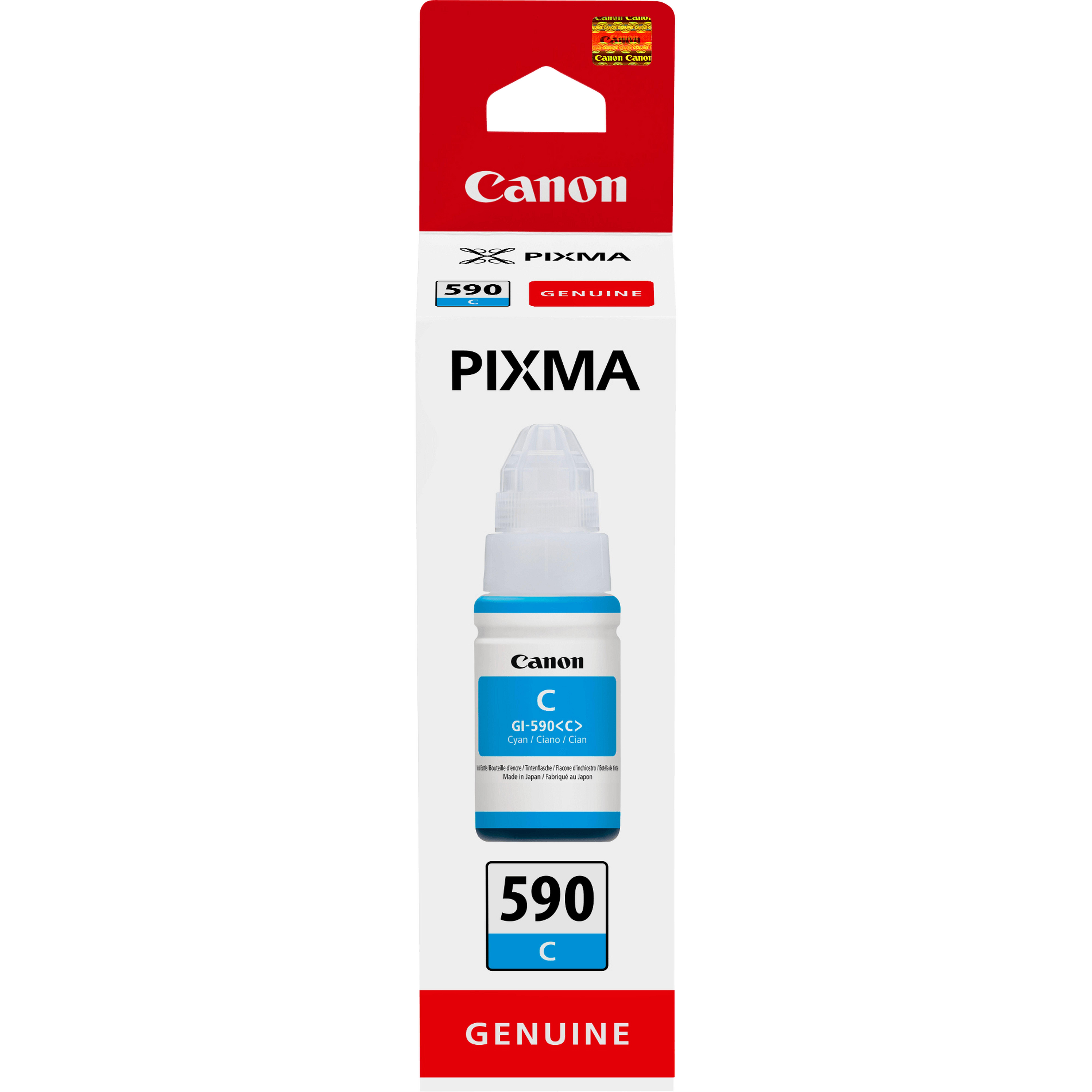 Бутилка мастило за Canon Pixma G4400 Series - Ink - /590/ - GI590C (GI-590C) / 1604C001 - Cyan - PN 1604C001 | JAR Computers Бутилка мастило за Canon Pixma G4400 Series - Ink - /590/ - GI590C (GI-590C) / 1604C001 - Cyan - PN 1604C001