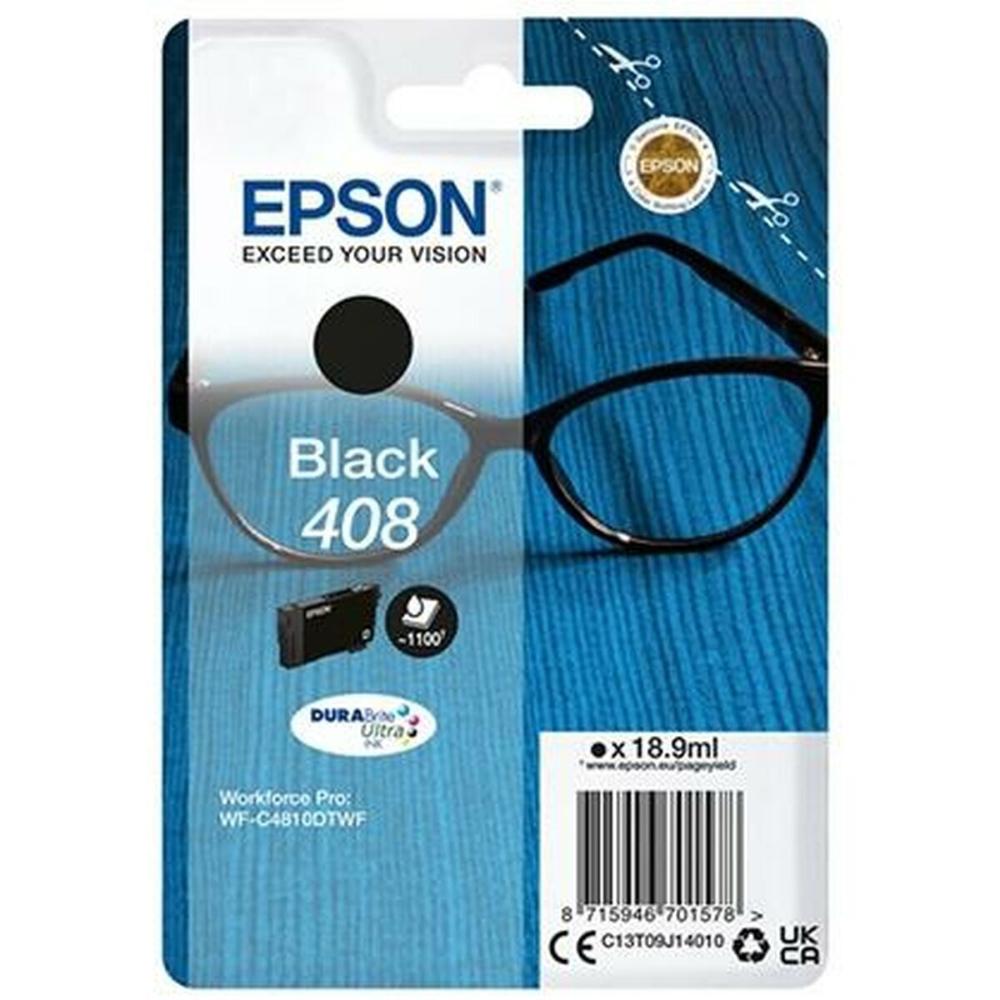 Epson Ink Inkjet 408 Black (C13T09J14010) (EPST09J140)