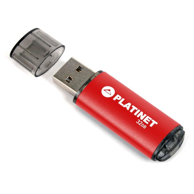 Флаш памет 32GB - Platinet Pendrive USB 2.0 X-Depo (червен) | JAR Computers Флаш памет 32GB - Platinet Pendrive USB 2.0 X-Depo (червен)