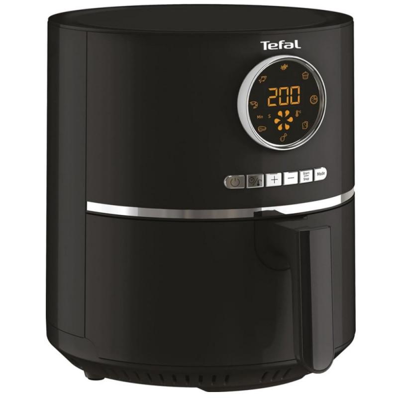 Фритюрник с горещ въздух Tefal Easy Fry Ultra EY1118, 1200W, 4.2 л, 8 програми, Таймер, 6 степени, До 200C, Черен