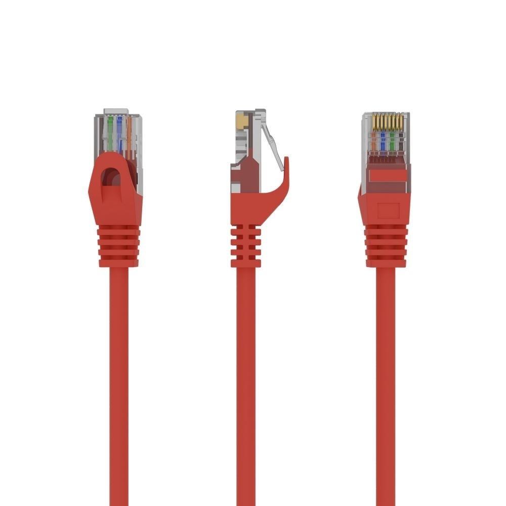 Cablexpert Patchcord CAT 6 Molded Ends 1m Red (PP6U-1M/R) (GEMPP6U-1M/R) | JAR Computers Cablexpert Patchcord CAT 6 Molded Ends 1m Red (PP6U-1M/R) (GEMPP6U-1M/R)