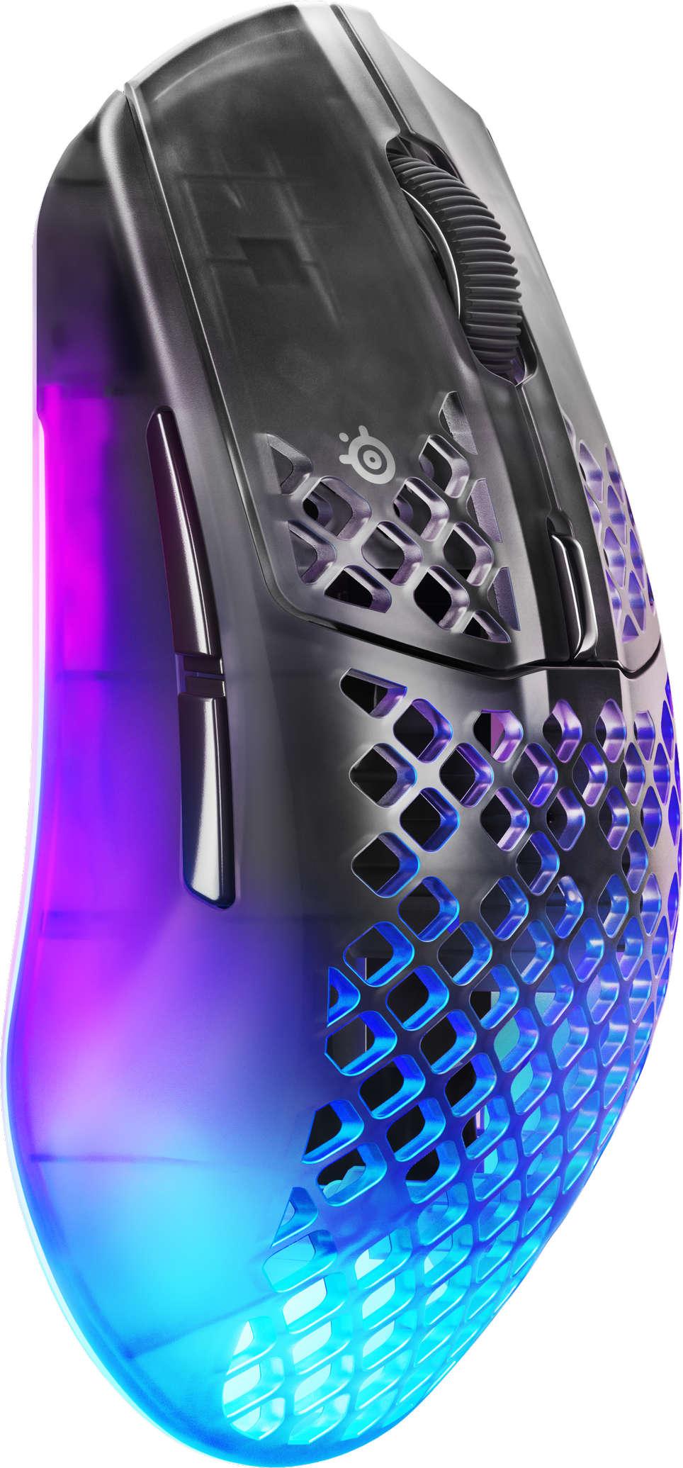 Гейминг мишка SteelSeries - Aerox 3 WL Gen 2, оптична, безжична, Shadow | JAR Computers Гейминг мишка SteelSeries - Aerox 3 WL Gen 2, оптична, безжична, Shadow