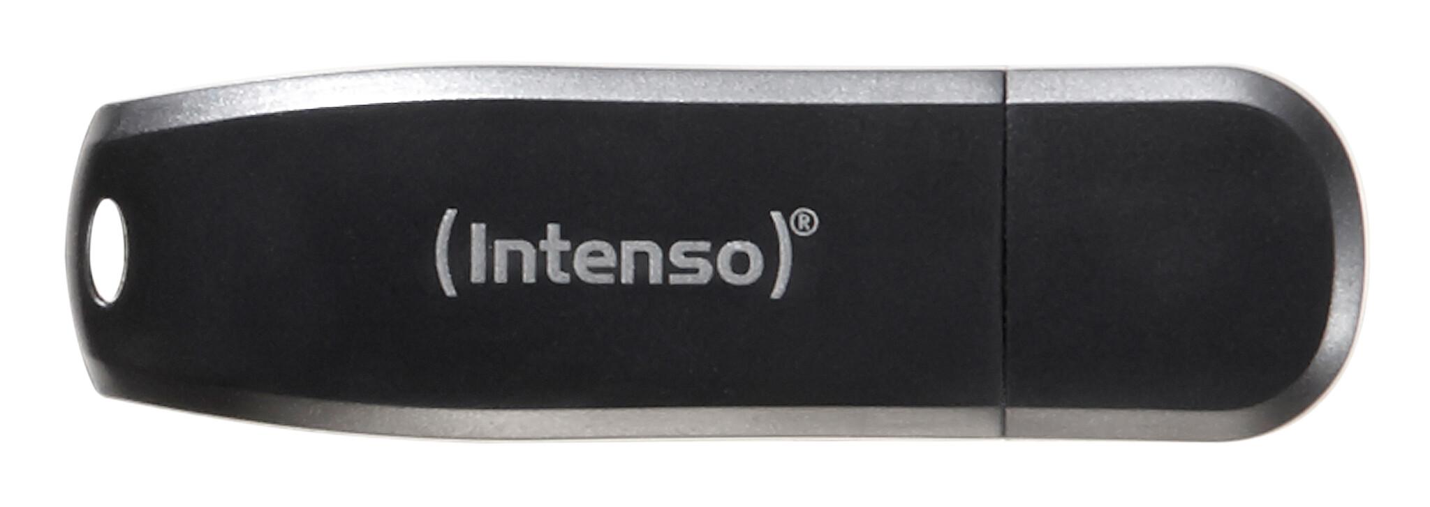Intenso Speed Line USB флаш памет 128 GB USB Тип-A 3.2 Gen 1 (3.1 Gen 1) Черен | JAR Computers Intenso Speed Line USB флаш памет 128 GB USB Тип-A 3.2 Gen 1 (3.1 Gen 1) Черен