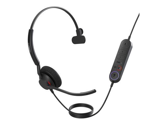 JABRA Engage 40 Mono Headset on-ear wired USB-A noise isolating Optimised for Microsoft Teams