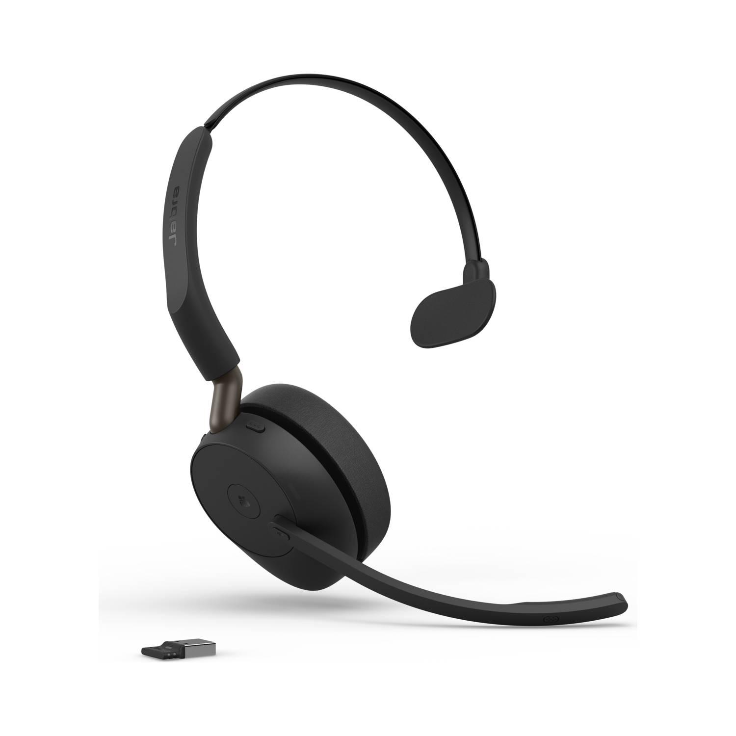 Jabra Evolve3 65 Mono безжична моно слушалка с ANC, LINK 390c, UC, черна | JAR Computers Jabra Evolve3 65 Mono безжична моно слушалка с ANC, LINK 390c, UC, черна