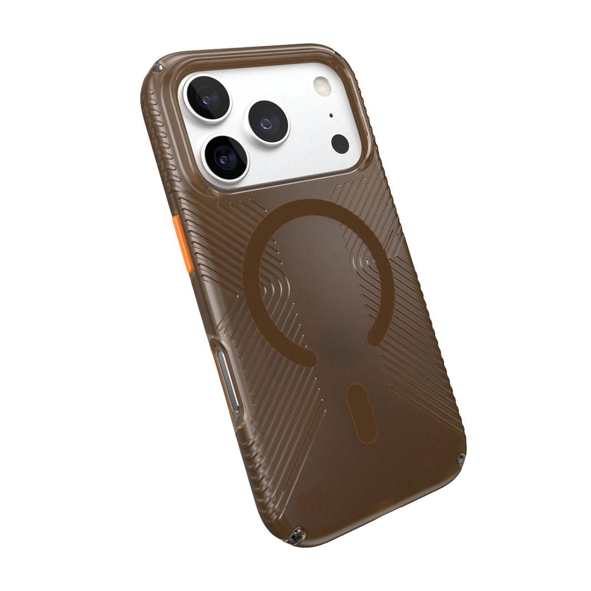 Калъф Speck Presidio Lux Grip Mist, за iPhone 18 Pro, Sienna Smoke Tint | JAR Computers Калъф Speck Presidio Lux Grip Mist, за iPhone 18 Pro, Sienna Smoke Tint