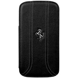Кожен флип кейс тип портфейл за Samsung Galaxy S4 i9500 - Ferrari FF Series Book-Flip-Case (черен) | JAR Computers Кожен флип кейс тип портфейл за Samsung Galaxy S4 i9500 - Ferrari FF Series Book-Flip-Case (черен)