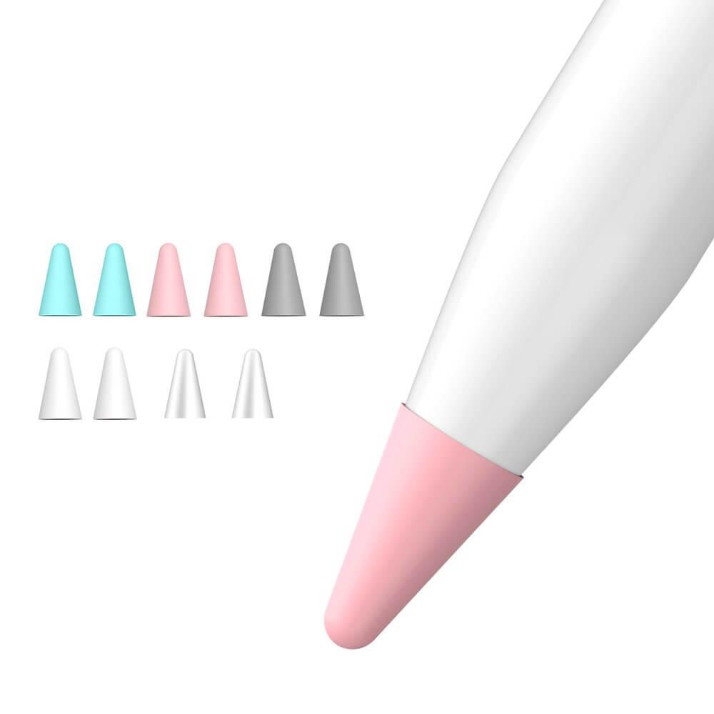 Комплект силиконови протектори за върха на Apple Pencil и Apple Pencil 2nd Gen (10 броя) - Dux Ducis Writing Silicone Case Nibs 10 pcs. (цветни) | JAR Computers Комплект силиконови протектори за върха на Apple Pencil и Apple Pencil 2nd Gen (10 броя) - Dux Ducis Writing Silicone Case Nibs 10 pcs. (цветни)