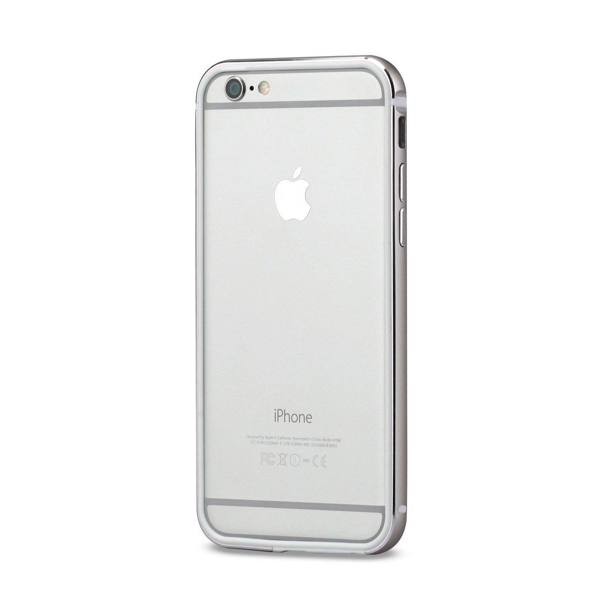 Най-висока защита алуминиев бъмпер за iPhone 6S, iPhone 6 - Tunewear Frame x Frame Shock Mount (сребрист) | JAR Computers Най-висока защита алуминиев бъмпер за iPhone 6S, iPhone 6 - Tunewear Frame x Frame Shock Mount (сребрист)