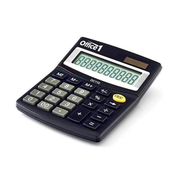 Office 1 Настолен калкулатор DC110, 10-разряден, черен | JAR Computers Office 1 Настолен калкулатор DC110, 10-разряден, черен
