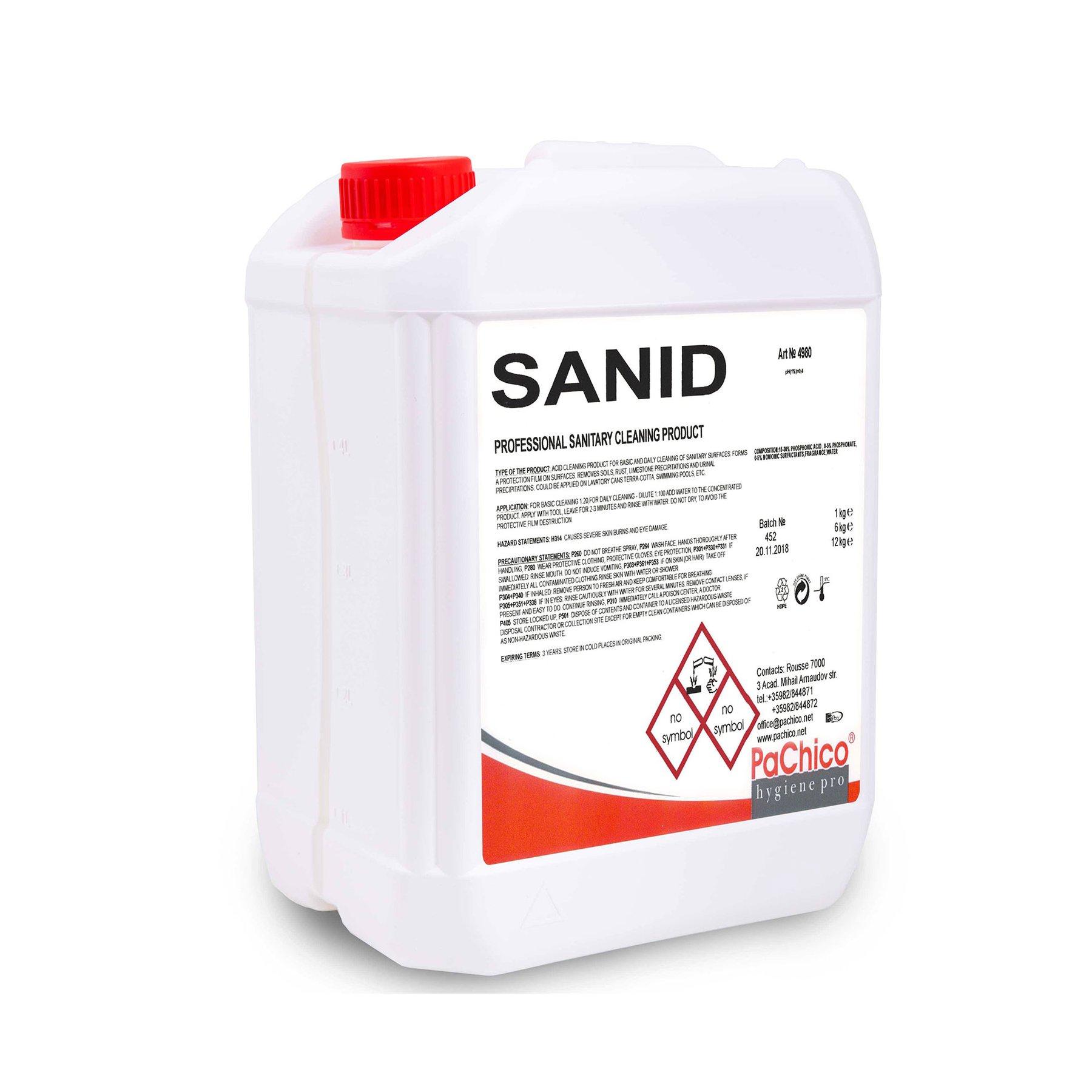 PaChico Препарат за фаянс Sanid, 6 kg | JAR Computers PaChico Препарат за фаянс Sanid, 6 kg