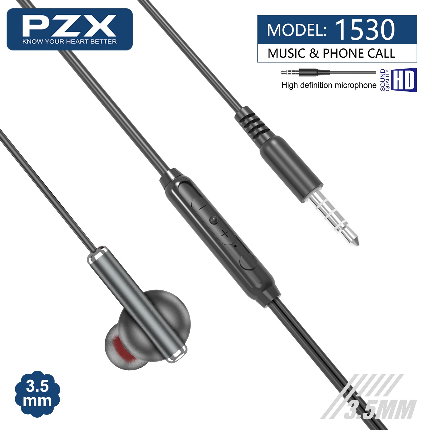 Слушалки с микрофон PZX 1530 | JAR Computers Слушалки с микрофон PZX 1530