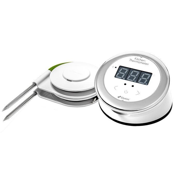 Термометър за готвене за iOS и Android - iDevices Kitchen Thermometer Connected (бял-черен) | JAR Computers Термометър за готвене за iOS и Android - iDevices Kitchen Thermometer Connected (бял-черен)