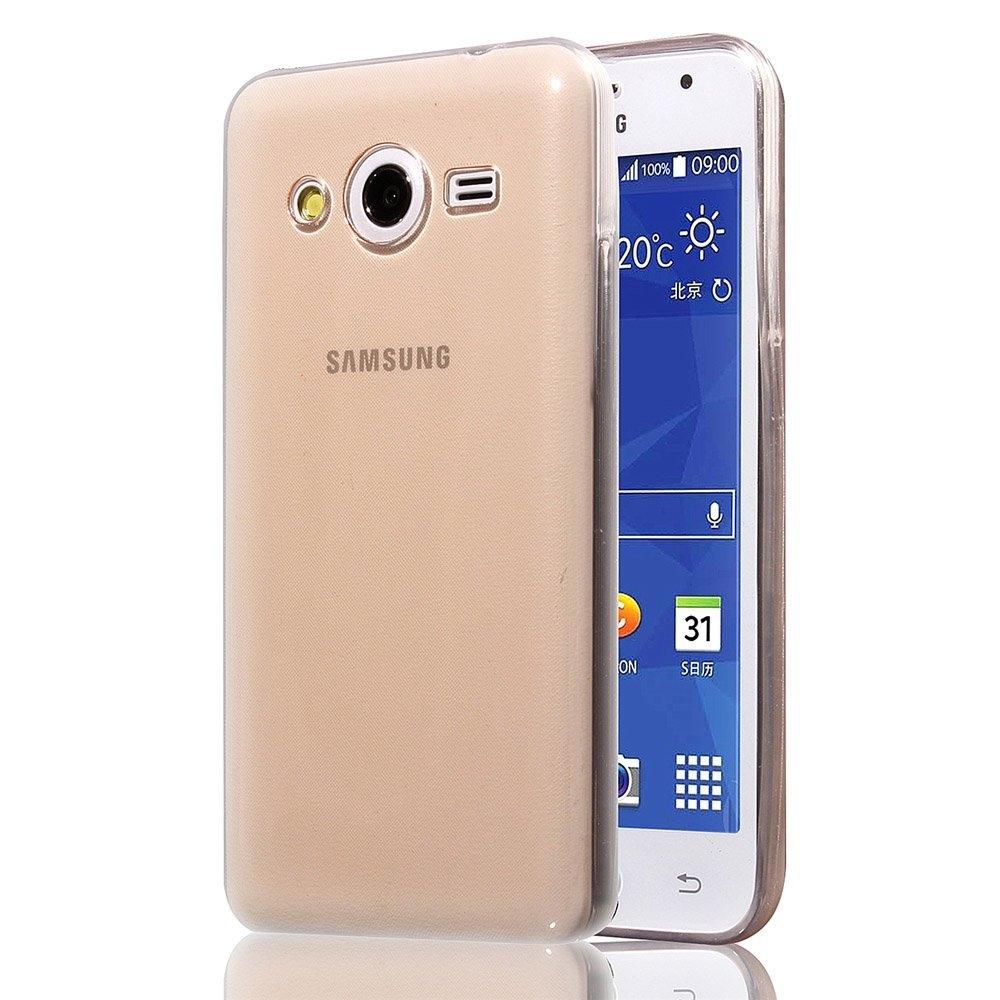Тънък силиконов (TPU) калъф (0.3 mm) за Samsung Galaxy Core 2 SM-G355H - Ultra-Slim Case (прозрачен) | JAR Computers Тънък силиконов (TPU) калъф (0.3 mm) за Samsung Galaxy Core 2 SM-G355H - Ultra-Slim Case (прозрачен)