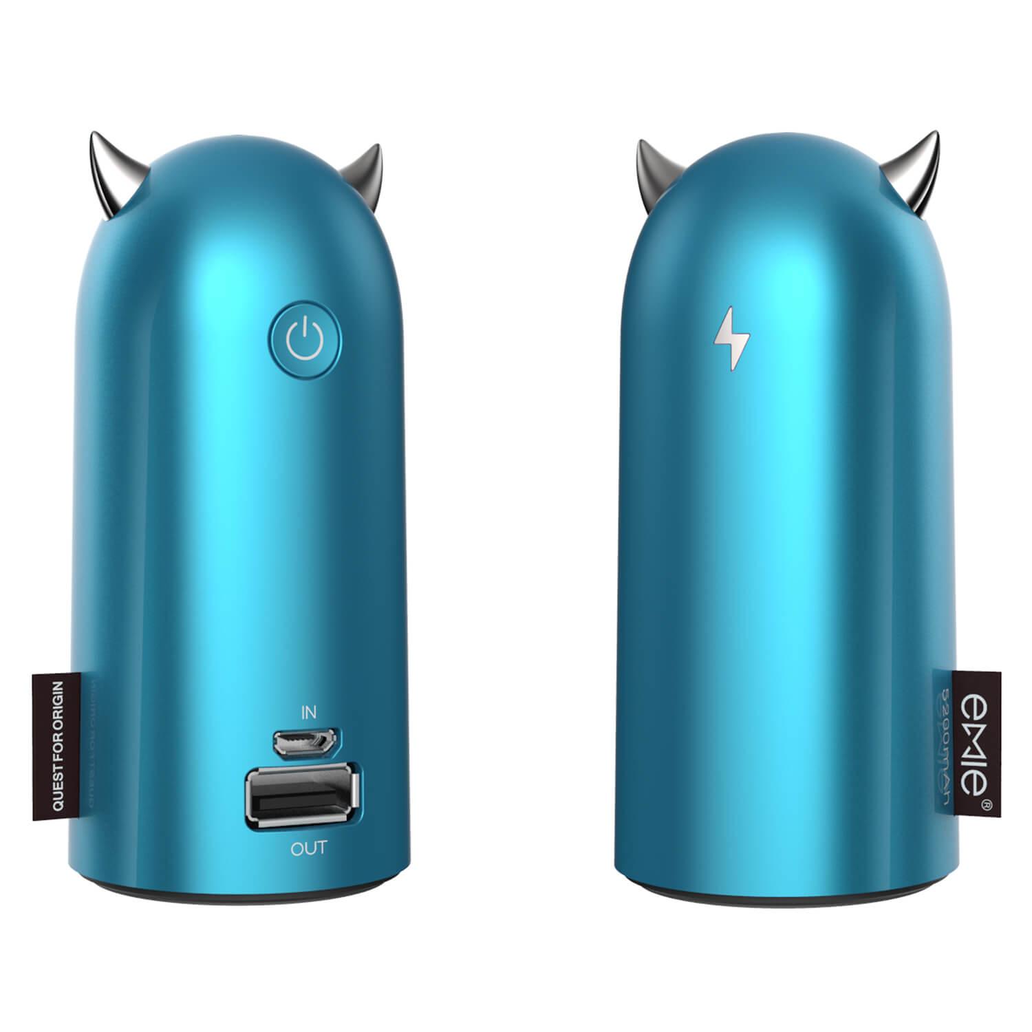 Външна батерия за смартфони и таблети с USB изход - Emie Powerbank Devil Volt 5200 mAh (син) | JAR Computers Външна батерия за смартфони и таблети с USB изход - Emie Powerbank Devil Volt 5200 mAh (син)