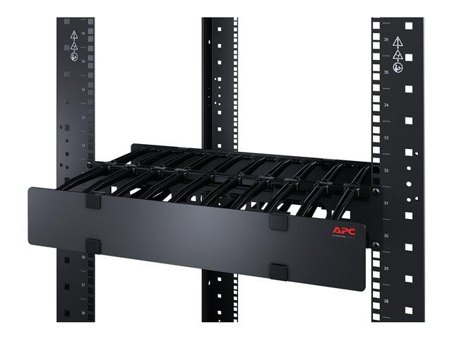 APC Horizontal Cable Manager 2U x 6 Deep Single | JAR Computers APC Horizontal Cable Manager 2U x 6 Deep Single