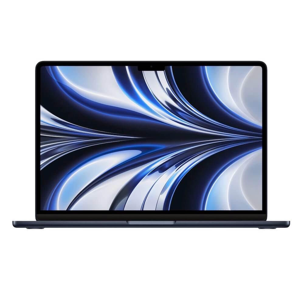 Apple MacBook Air 13.6 CPU 8-Core, M2 Chip, GPU 10-Core, RAM 8GB, SSD 512GB (черен) (модел 2022) | JAR Computers Apple MacBook Air 13.6 CPU 8-Core, M2 Chip, GPU 10-Core, RAM 8GB, SSD 512GB (черен) (модел 2022)