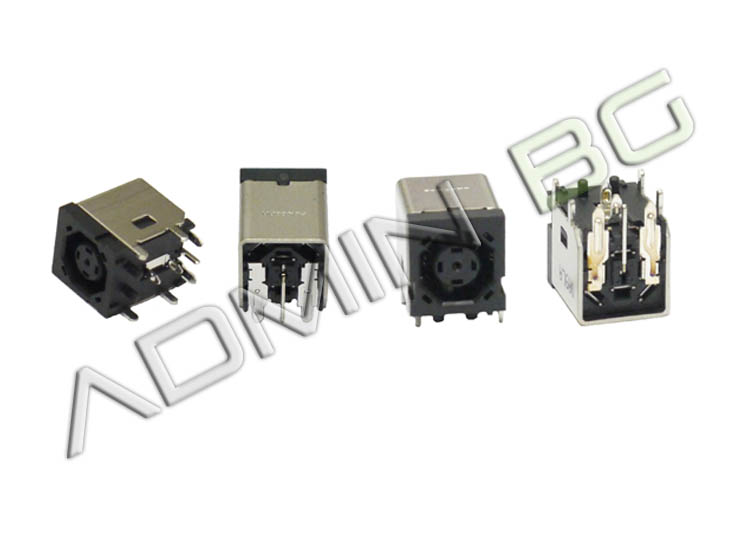 Букса за лаптоп (DC Power Jack) PJ105 7.5x0.7x5.0 Hexagonal - Dell Inspiron 1545* XPS M1330 M1530 | JAR Computers Букса за лаптоп (DC Power Jack) PJ105 7.5x0.7x5.0 Hexagonal - Dell Inspiron 1545* XPS M1330 M1530