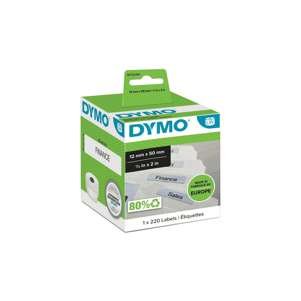 Етикети за папки за етикетни принтери Dymo Label 99017 / S0722460 - PN S0722460 | JAR Computers Етикети за папки за етикетни принтери Dymo Label 99017 / S0722460 - PN S0722460
