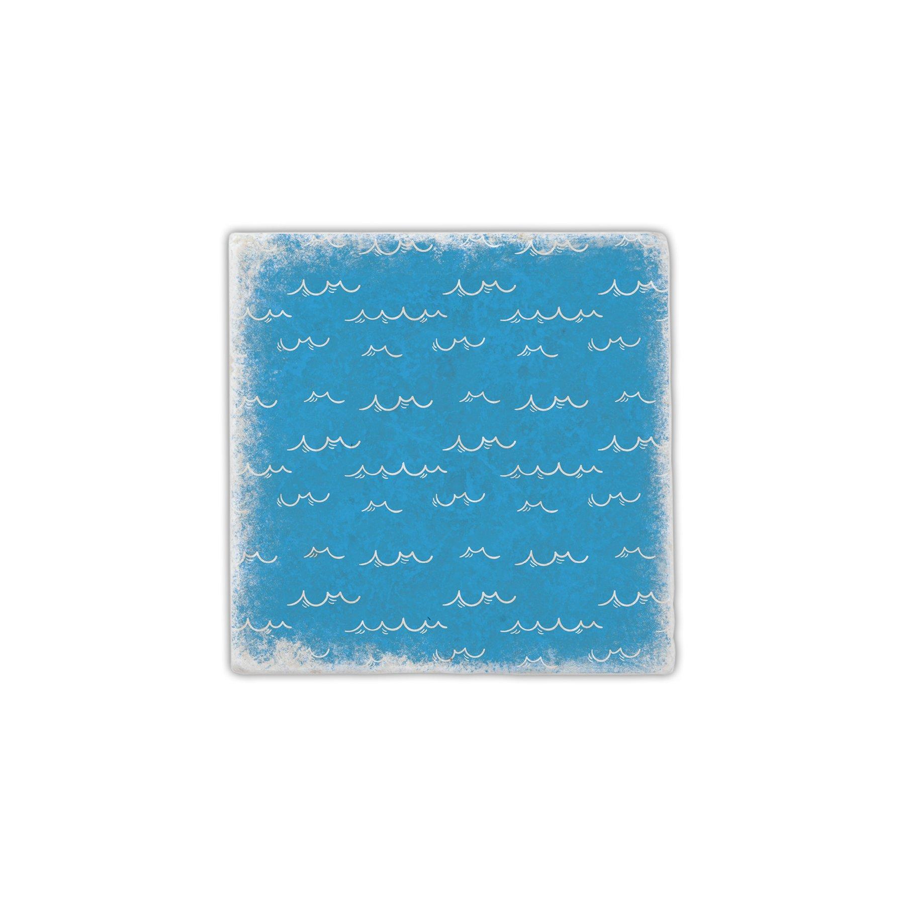 Gespaensterwald Подложка за чаша, мраморна, вълни, синя 0911 | JAR Computers Gespaensterwald Подложка за чаша, мраморна, вълни, синя 0911