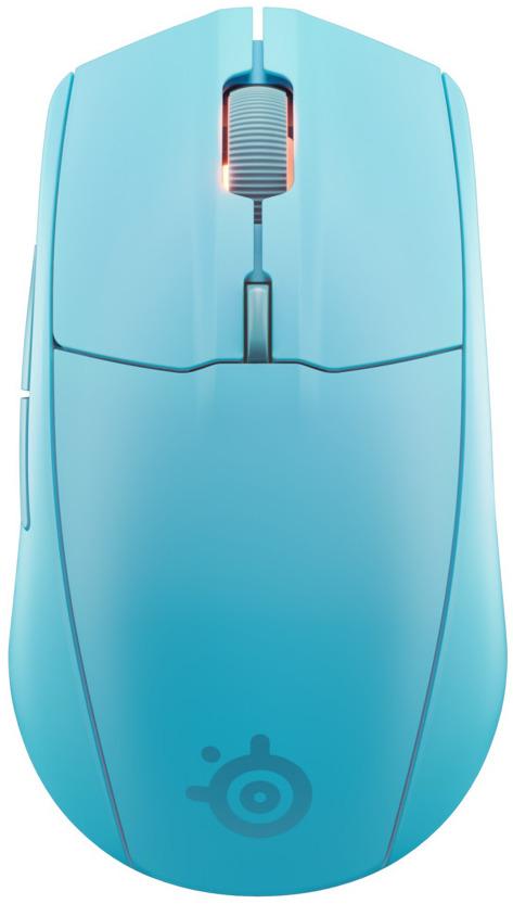 Гейминг мишка SteelSeries - Rival 3 Gen 2, оптична, безжична, Aqua | JAR Computers Гейминг мишка SteelSeries - Rival 3 Gen 2, оптична, безжична, Aqua