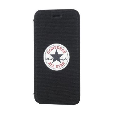 Хоризонтален текстилен калъф, тип портфейл за iPhone 6, iPhone 6S - Converse Canvas Book Case (черен) | JAR Computers Хоризонтален текстилен калъф, тип портфейл за iPhone 6, iPhone 6S - Converse Canvas Book Case (черен)