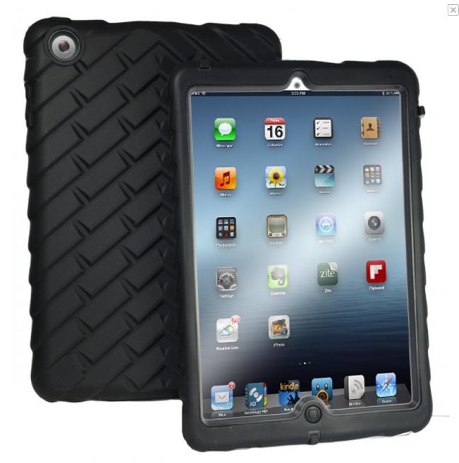 Изключителна защита за iPad mini, iPad mini 2, iPad mini 3 - Gumdrop Drop Tech Series (черен) | JAR Computers Изключителна защита за iPad mini, iPad mini 2, iPad mini 3 - Gumdrop Drop Tech Series (черен)
