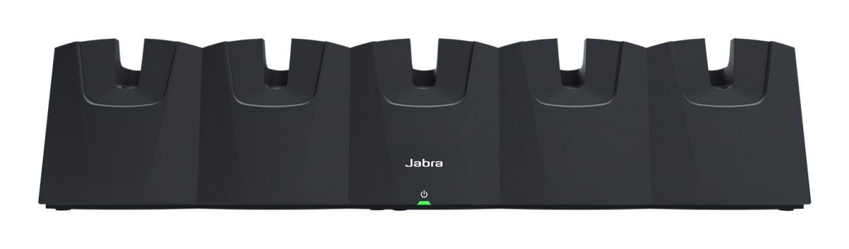 Jabra Perform Charging Stand, 5-Bay, (EU Charger) | JAR Computers Jabra Perform Charging Stand, 5-Bay, (EU Charger)