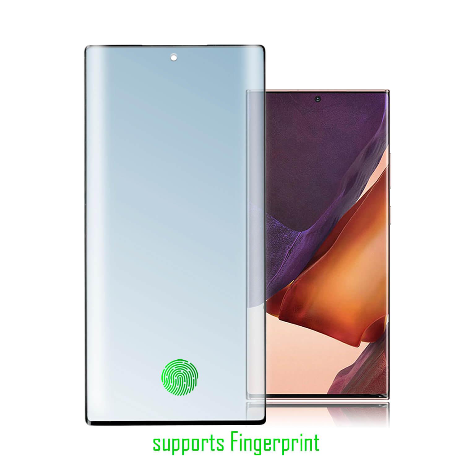 Калено стъклено защитно покритие с извити ръбове за Samsung Galaxy Note 20 Ultra - 4smarts Second Glass Curved 3D UltraSonix with Colour Frame (черен-прозрачен) | JAR Computers Калено стъклено защитно покритие с извити ръбове за Samsung Galaxy Note 20 Ultra - 4smarts Second Glass Curved 3D UltraSonix with Colour Frame (черен-прозрачен)
