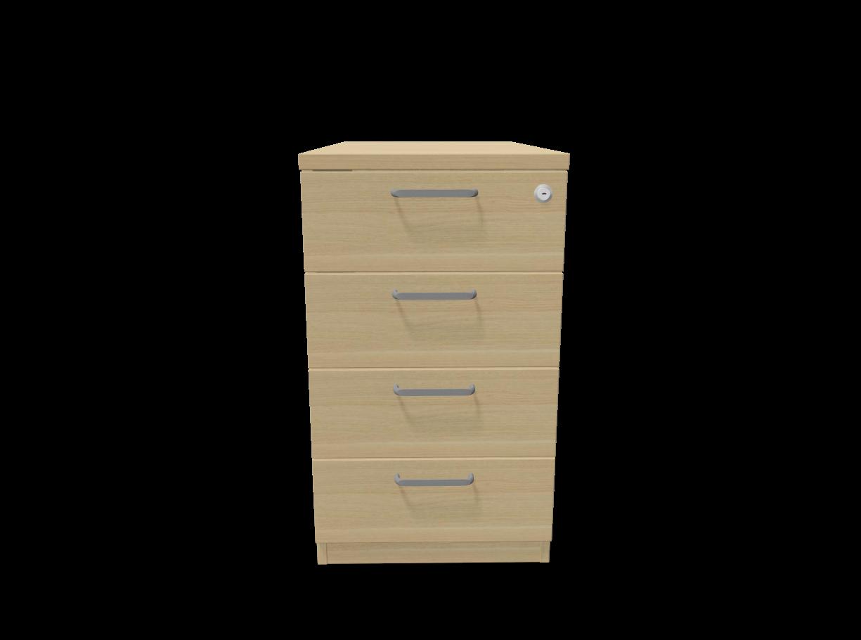 Контейнер с четири чекмеджета Easy Space 4D, 430х800х740мм, ПДЧ 18 мм, дъб Кайзерберг | JAR Computers Контейнер с четири чекмеджета Easy Space 4D, 430х800х740мм, ПДЧ 18 мм, дъб Кайзерберг
