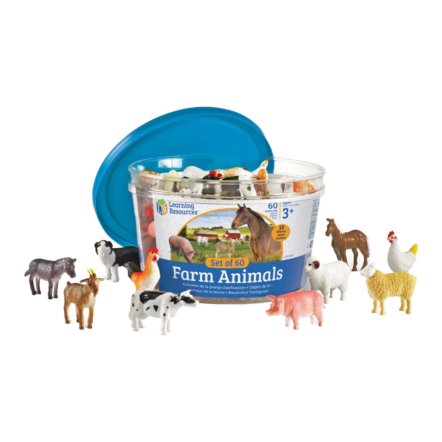 Learning Resources Животни, ферма, 60 броя | JAR Computers Learning Resources Животни, ферма, 60 броя