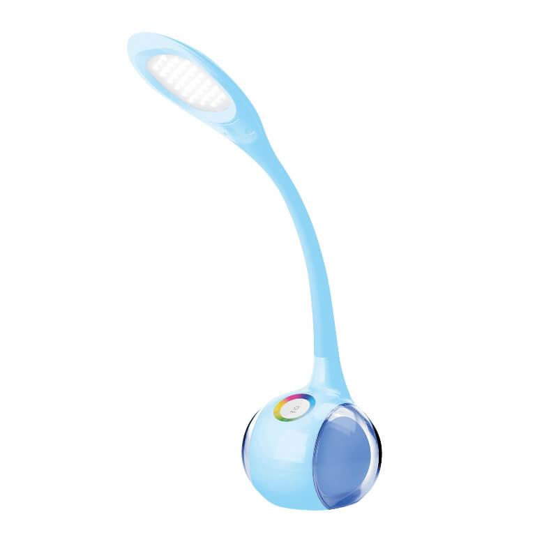 Настолна LED лампа с функция за нощна лампа - Platinet Desk Lamp 7W + Night Lamp (син) | JAR Computers Настолна LED лампа с функция за нощна лампа - Platinet Desk Lamp 7W + Night Lamp (син)