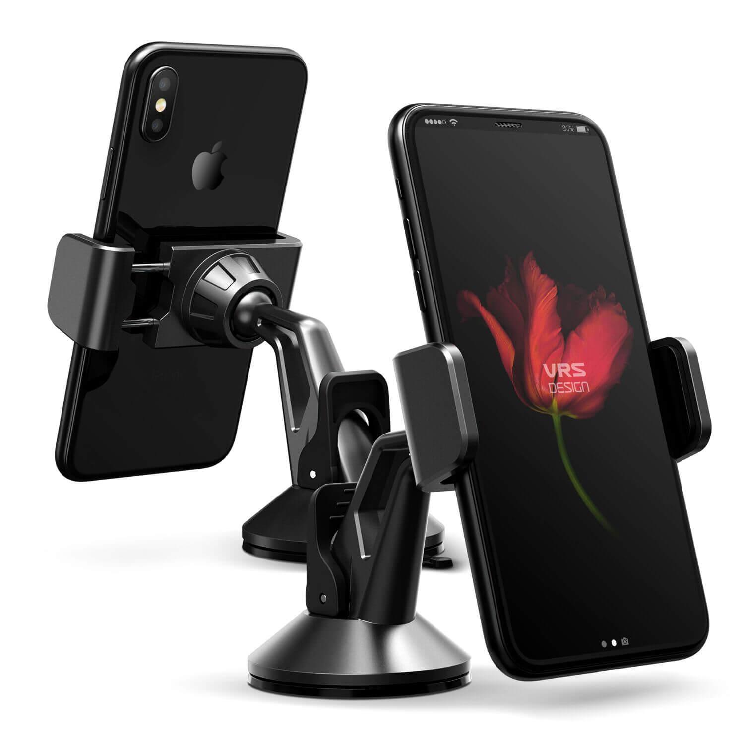 Поставка за стъкло и гладки повърхности за iPhone, Samsung и смартфони до 6.3 инча - Verus Hybrid Grab Mini (черен) | JAR Computers Поставка за стъкло и гладки повърхности за iPhone, Samsung и смартфони до 6.3 инча - Verus Hybrid Grab Mini (черен)