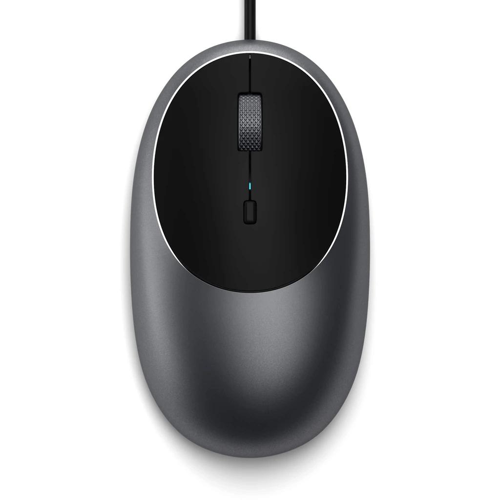 Satechi C1 USB-C Wired Mouse - USB-C оптична мишка за PC и Mac (тъмносив) | JAR Computers Satechi C1 USB-C Wired Mouse - USB-C оптична мишка за PC и Mac (тъмносив)