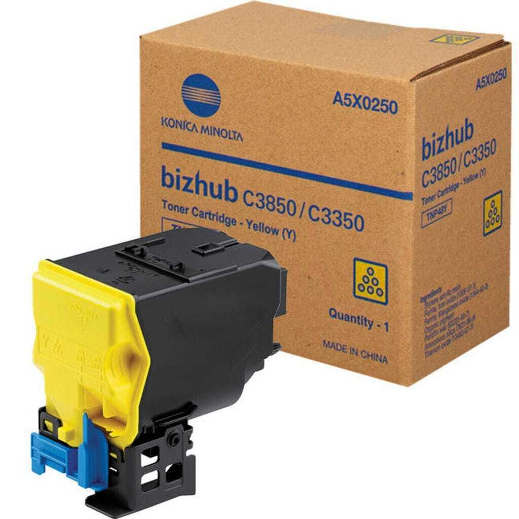 Тонер касета за Konica Minolta bizhub C3350/C3850/C3850FS - Toner - TNP48Y (TNP-48Y) / A5X0250 - Yellow - PN A5X0250 | JAR Computers Тонер касета за Konica Minolta bizhub C3350/C3850/C3850FS - Toner - TNP48Y (TNP-48Y) / A5X0250 - Yellow - PN A5X0250