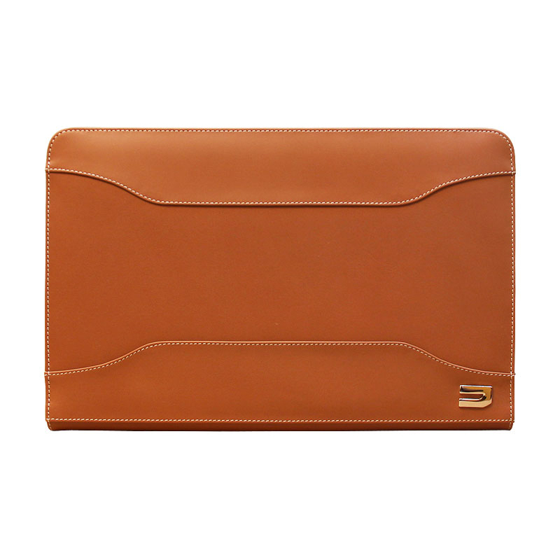 Urbano Leather Folder Case - кожен калъф (естествена кожа) за MacBook Air 11 (оранжев)