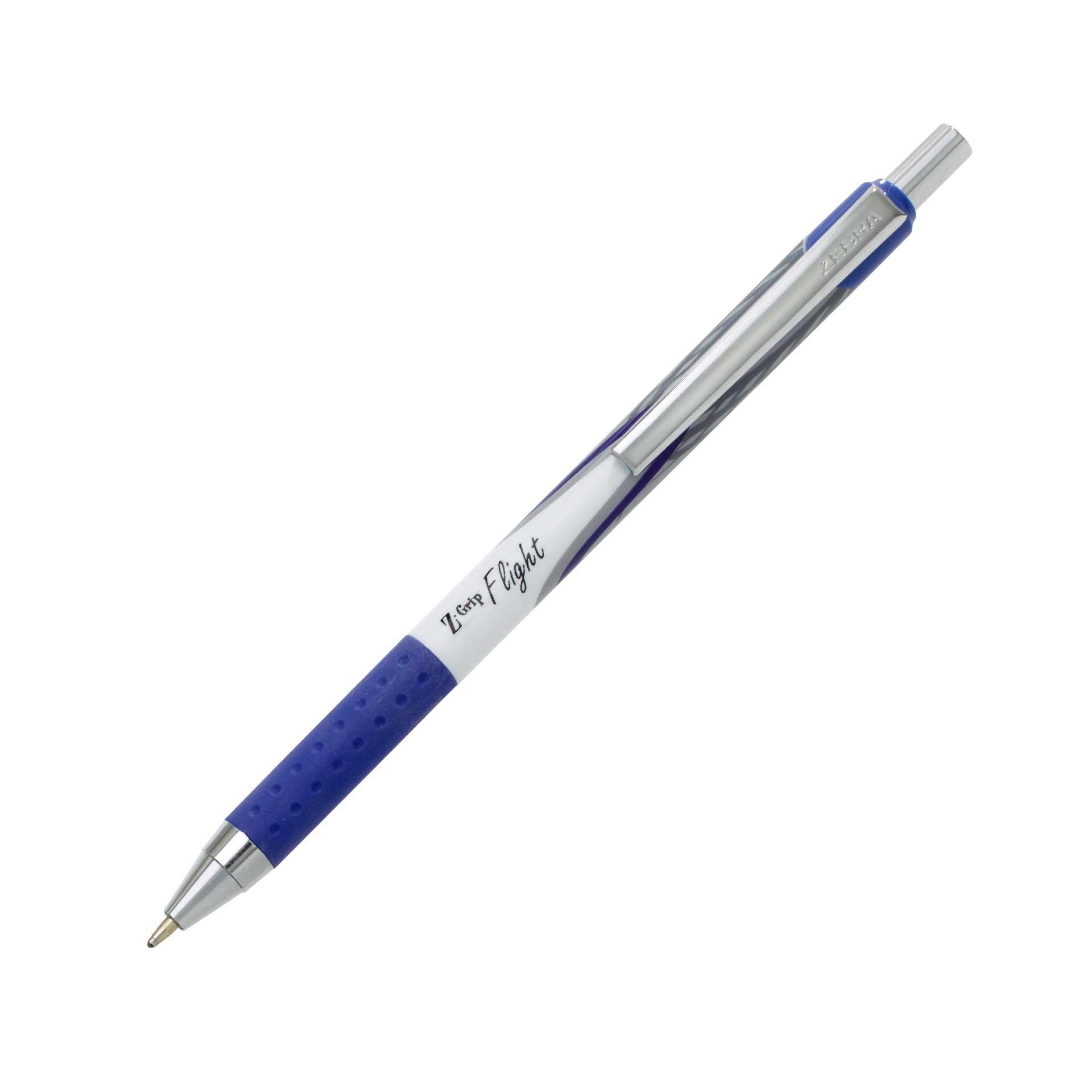 Zebra Химикалка Z-Grip Flight, 1.2 mm, синя