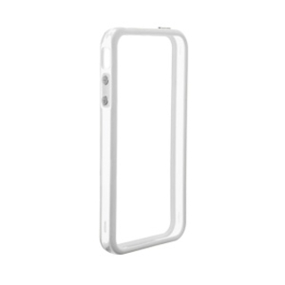 Силиконов бъмпер за iPhone 4/4S - FitCase Bumper DCP-04 (бял-прозрачен) | JAR Computers Силиконов бъмпер за iPhone 4/4S - FitCase Bumper DCP-04 (бял-прозрачен)
