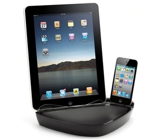 Двойна док станция за iPad, iPhone и iPod - Griffin PowerDock Dual | JAR Computers Двойна док станция за iPad, iPhone и iPod - Griffin PowerDock Dual