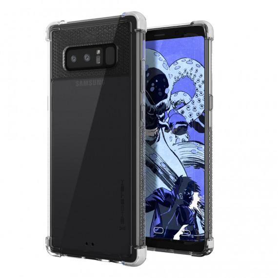 Хибриден удароустойчив кейс за Samsung Galaxy Note 8 - Ghostek Covert 2 Case (прозрачен-бял) | JAR Computers Хибриден удароустойчив кейс за Samsung Galaxy Note 8 - Ghostek Covert 2 Case (прозрачен-бял)