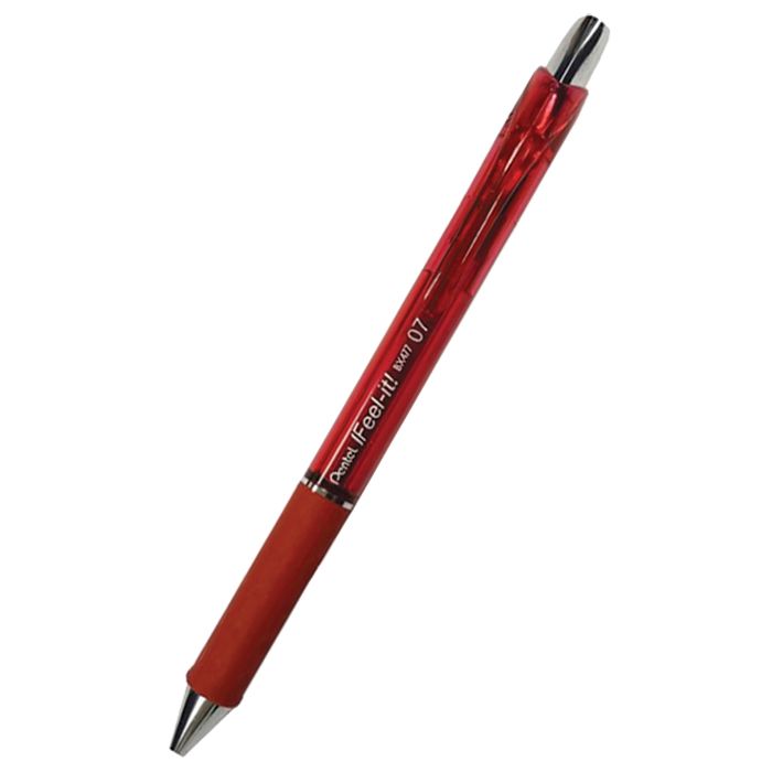Химикалка Pentel BX477 0.7 мм червена