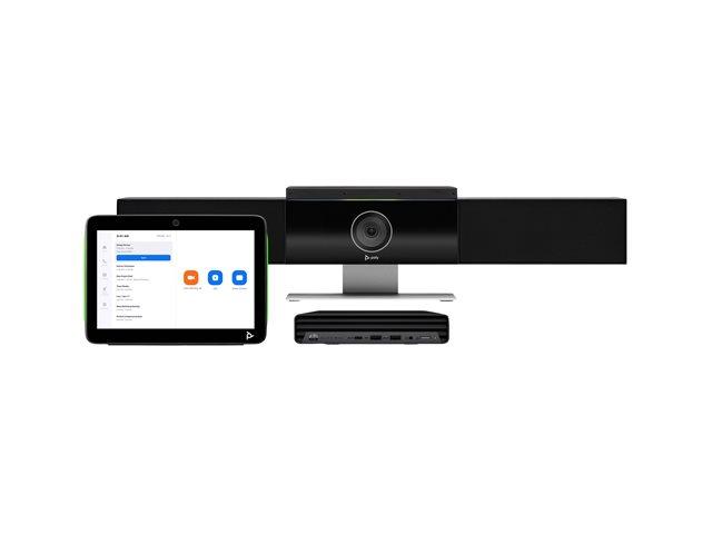 HP Poly Studio Medium Room Bundle for Zoom Rooms Studio USB Video Bar and HP PC w/TC10 ABB | JAR Computers HP Poly Studio Medium Room Bundle for Zoom Rooms Studio USB Video Bar and HP PC w/TC10 ABB