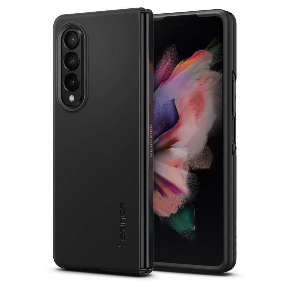 Качествен поликарбонатов кейс за Samsung Galaxy Z Fold 3 - Spigen AirSkin Case (черен) | JAR Computers Качествен поликарбонатов кейс за Samsung Galaxy Z Fold 3 - Spigen AirSkin Case (черен)