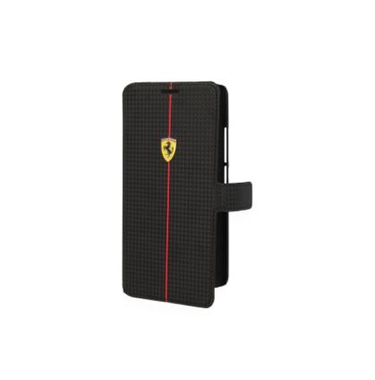Кожен флип кейс тип портфейл за HTC One Max - Ferrari Formula One Carbon Flip Case (черен) | JAR Computers Кожен флип кейс тип портфейл за HTC One Max - Ferrari Formula One Carbon Flip Case (черен)