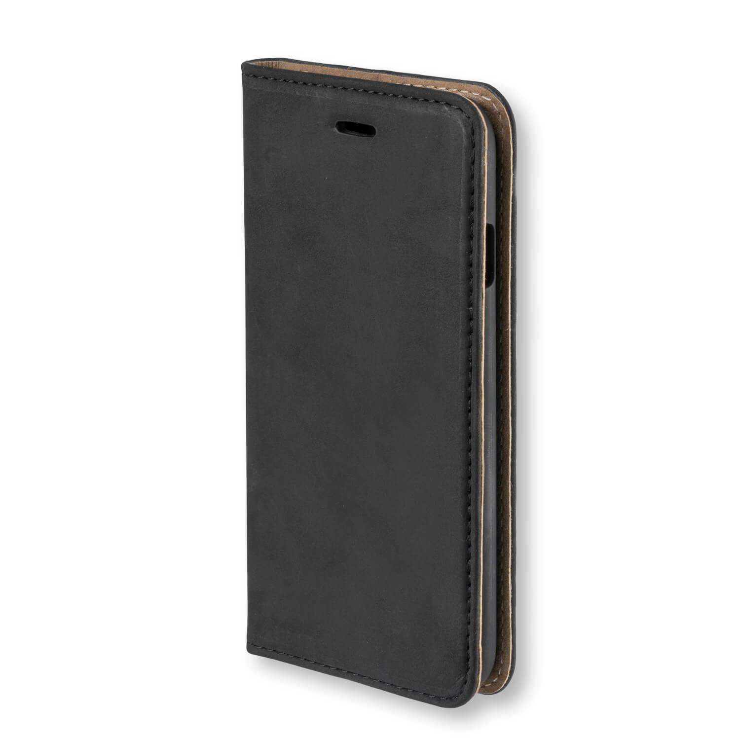Кожен калъф (естествена кожа), тип портфейл за iPhone 8, iPhone 7 - 4smarts Flip Trendline Genuine Leather Case (черен) | JAR Computers Кожен калъф (естествена кожа), тип портфейл за iPhone 8, iPhone 7 - 4smarts Flip Trendline Genuine Leather Case (черен)
