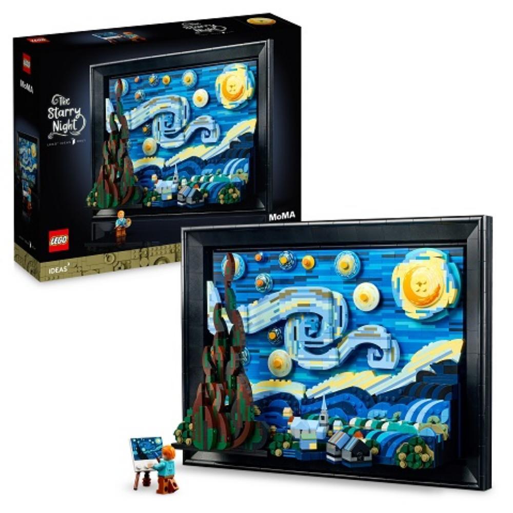 Lego Ideas Vincent Van Gogh? Starry Night (3D Replica Of Van Gogh's Masterpiece) (21333) (LGO21333)