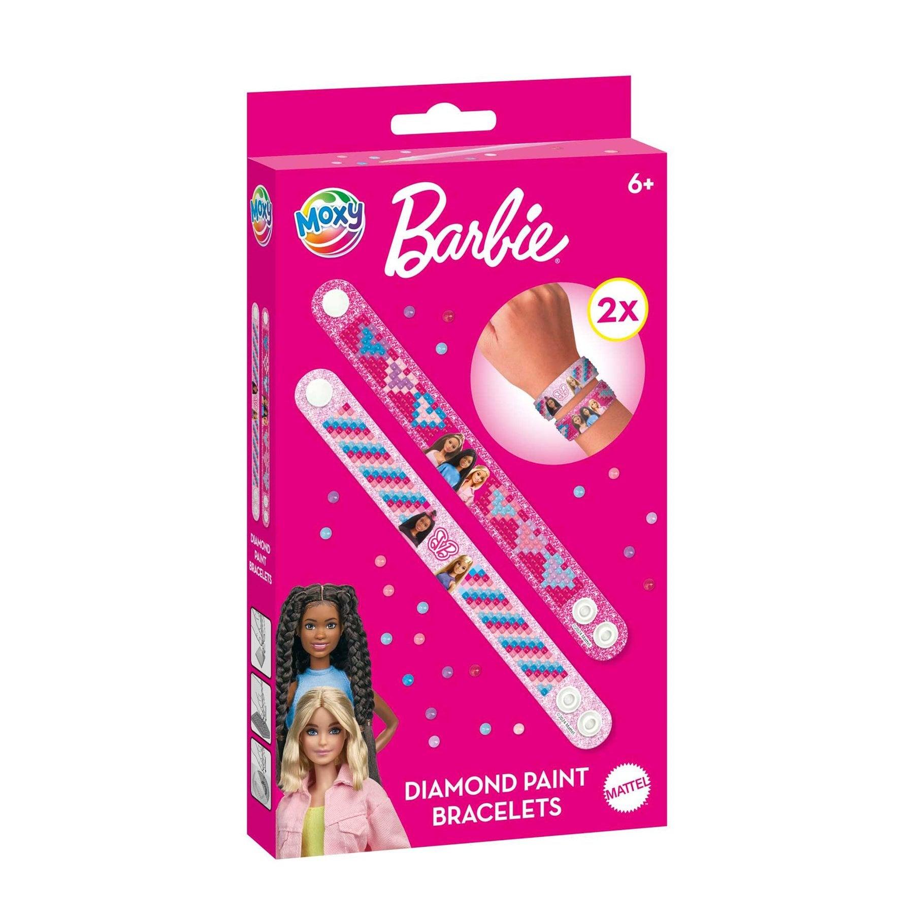 Moxy Гривни за рисуване Barbie, с мъниста, 2 броя | JAR Computers Moxy Гривни за рисуване Barbie, с мъниста, 2 броя