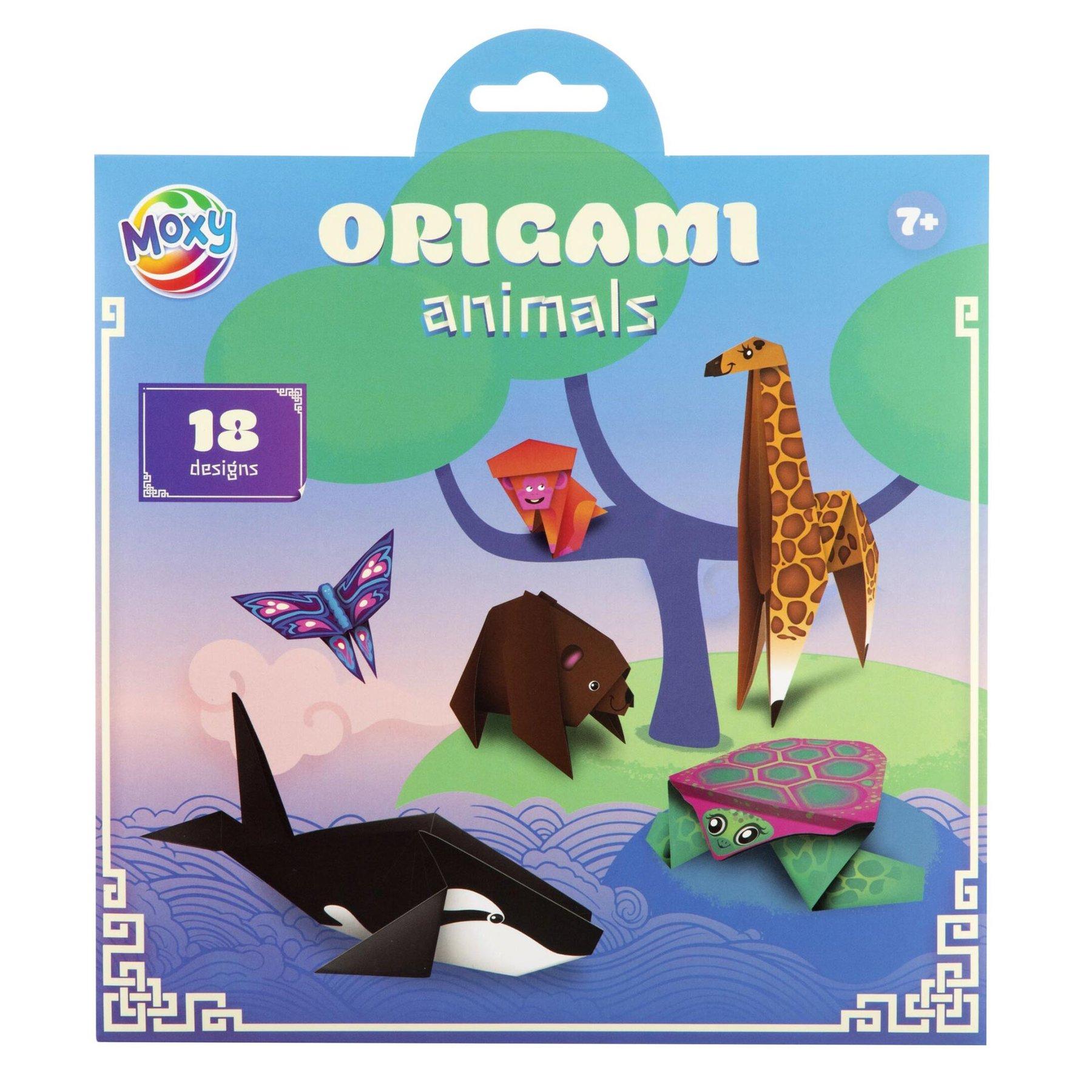 Moxy Хартия Оригами - Животни, 18 дизайна | JAR Computers Moxy Хартия Оригами - Животни, 18 дизайна