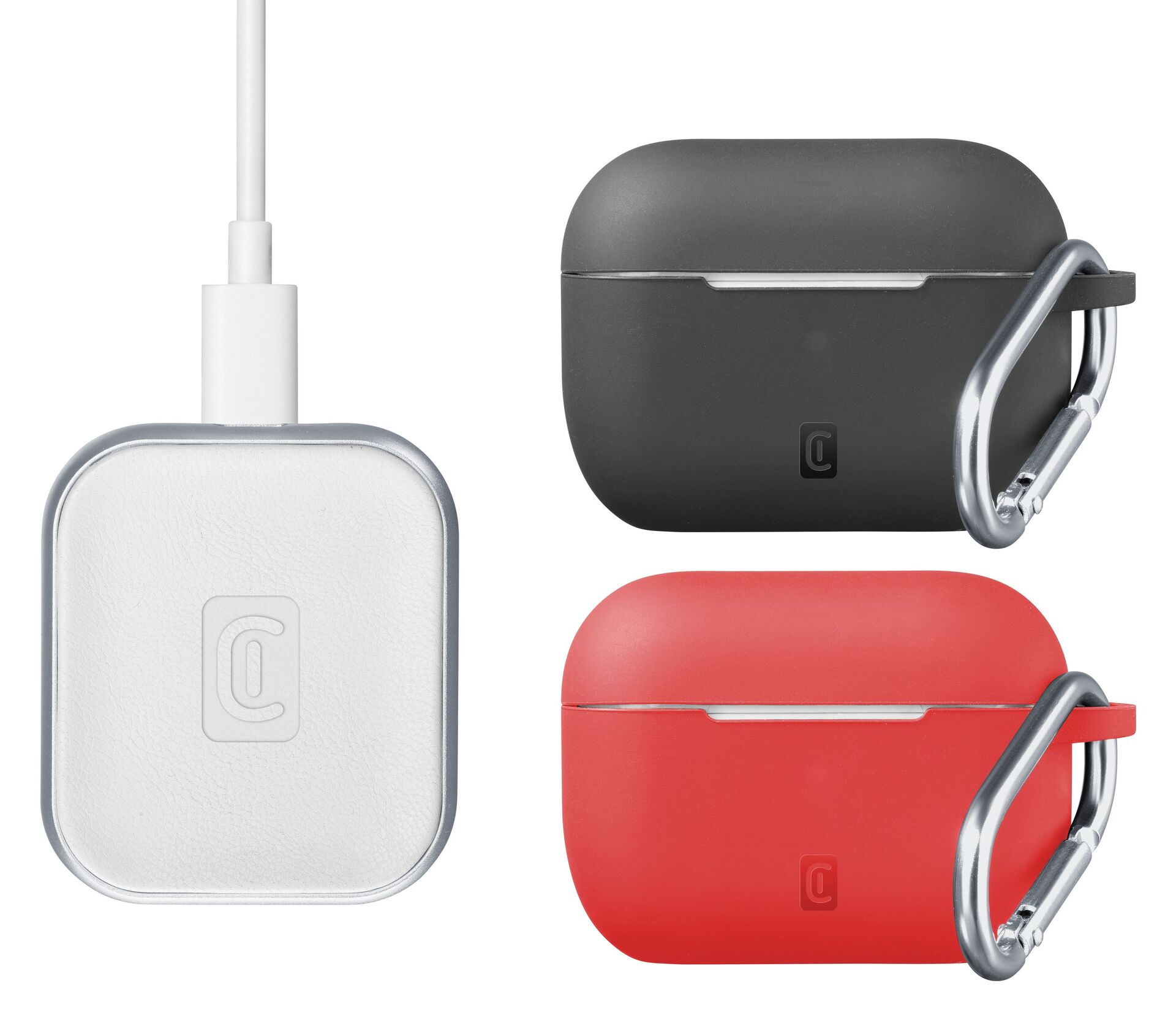 Пакет за AirPods Pro с безжично зарядно и 2 кейса | JAR Computers Пакет за AirPods Pro с безжично зарядно и 2 кейса