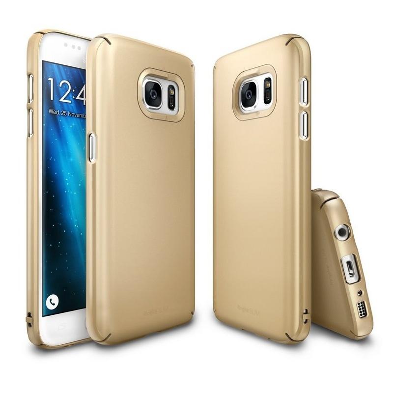 Поликарбонатов кейс за Samsung Galaxy S7 - Ringke Slim Case (златист) | JAR Computers Поликарбонатов кейс за Samsung Galaxy S7 - Ringke Slim Case (златист)